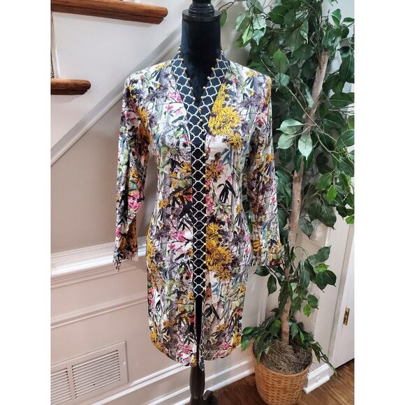 Sapphire Women's Multicolor Polyester V-Neck Long Sleeve Pullover Kurti Size M - Picture 10 of 10